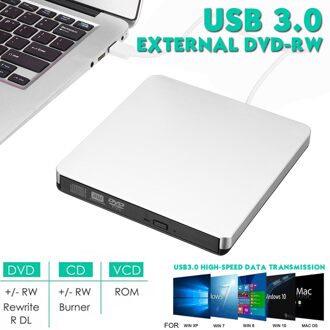 Type-C/USB3.0 High-Speed Externe Cd Dvd Drive 4K 3D Speler Recorder Voor Mac, windowslaptop, Pc Draagbare Bd/Cd/Dvd Brander USB 3.0