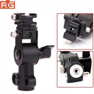 Type D Flash Shoe Paraplu Houder Bracket 1/4 "tot 3/8" Schroef Adapter voor Camera Flash Speedlite LED light Light stand