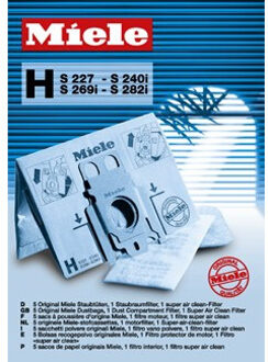 type H - Stofzuigerzakken - 5 stuks