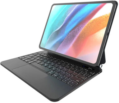 Typee keyboard case voor de Apple iPad Air 11 inch (2025) M3 / (2024) M2 / Air 5 (2022) / Air 4 (2020) / Pro 11 (18/20/21/22) - QWERTY - Zwart - 1 inch