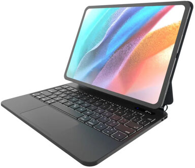 Typee QWERTY keyboard case voor de Apple iPad 11 (2025) 11 inch A16 / iPad 10 (2022) 10.9 inch - Zwart