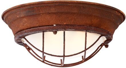 TYPHOON - Plafonnière - Zwart;Roestkleurig