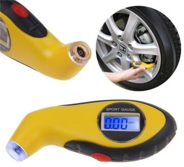 Tyre Luchtdrukmeter Meter Elektronische Digitale Lcd Car Tire Manometer Barometers Tester Tool Voor Auto Auto Motor # R5