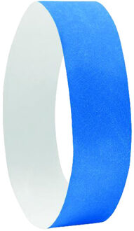 Tyvek polsbandje (set van 10) Blauw - One size