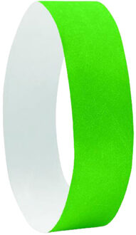 Tyvek polsbandje (set van 10) Groen - One size