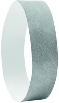 Tyvek polsbandje (set van 10) - maat One size Zilver