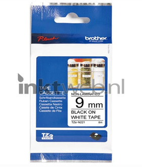 TZ-N221 - 9mm - black on white - not laminated