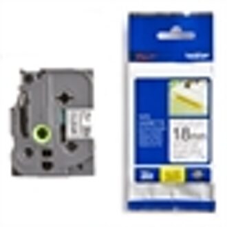 TZ-S141 18mm - black on transparant - extra sitcky (8m)