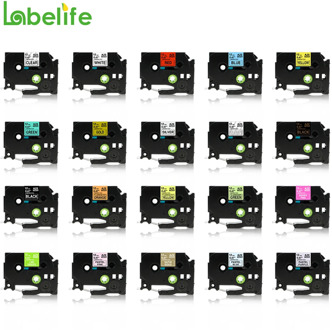 TZe-231 laminated tze231 tze 631 12mm label Tape tz231 Compatible for Brother P-Touch Printers PT-H110 PT-E100B tze-631 tze-231