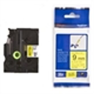 TZe-FX621 labelprinter-tape Zwart op geel Multikleur