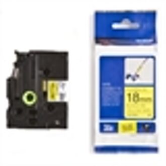 TZe-FX641 flexi ID tape zwart op geel 18mm x 8m (origineel)