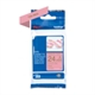 TZe-RE54 tape goud op roze 24 mm (origineel)