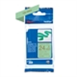 TZe-RM54 tape goud op mintgroen 24 mm (origineel)