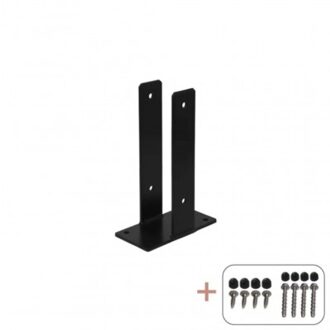 U-Anker 9 x 9 x 30 CM Zwart Black