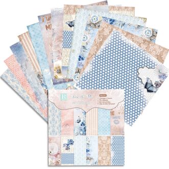 U En Me Stijl Scrapbooking Papier Pack Van 24 Sheets Handgemaakte Ambachtelijke Papier Ambachtelijke Achtergrond Pad 1119 24stk