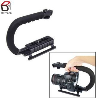 U-Grip Triple Shoe Mount Video Actie Dslr Camera Grip Video Camcorder Stabiliserende Handvat Fotografie Accessoire Voor Meest Camera