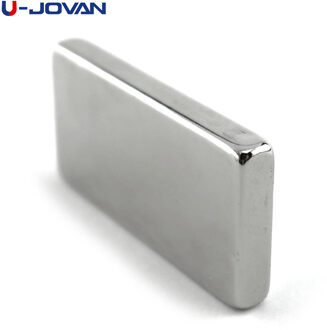 U-JOVAN 2 stks 40mm x 20mm x 5mm N35 Super Sterke Neodymium Rare aarde Magneet 40*20*5 Kleine 40x20x5 Art Craft verbinding