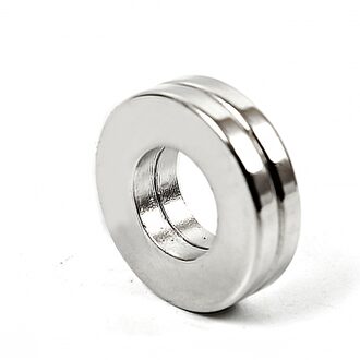 U-JOVAN 2 Stuks Dia 20X3 Mm Gat 10Mm N35 Ronde Ring Permanet Magneten Sterke Neodymium Magneet Rare aarde 20*3-10Mm