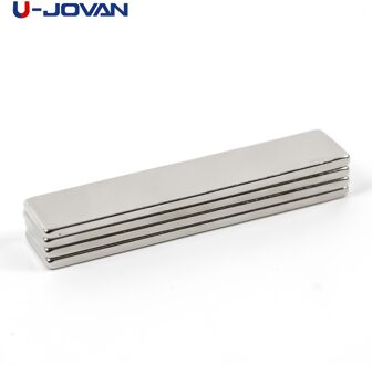 U-JOVAN 4 Stks/partij 50X10X2 Mm N35 Super Sterke Block Cuboid Neodymium Magneten 50*10*2Mm Zeldzame Aarde Krachtige Magneet