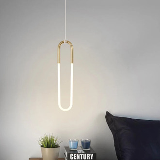 U Led Lamp Mordern Luxury Lamps Gold Pendant Light for Bathroom Minimalist Hanging Lamp Restaurant Living room Decoration
