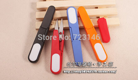 U Model Stijl Naaien Trimmen Schaar Nipper Borduren Thrum Garen Visdraad Cutter Mini Hulpmiddel Schaar 4 Kleur