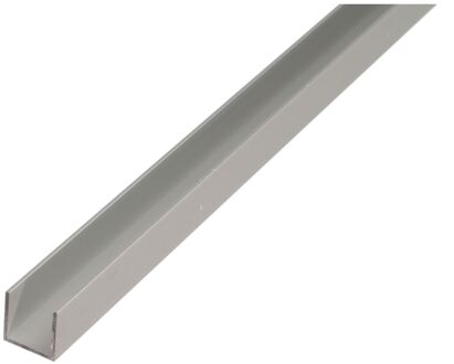 U-profiel - Aluminium Zilver - 10x8x1,3mm 1m