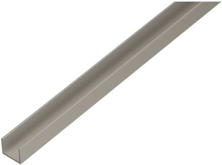 U-profiel - Aluminium Zilver - 22x15x1,5mm 2m