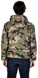 U.S Polo Assn. Camo Print Hooded Jacket Kaki