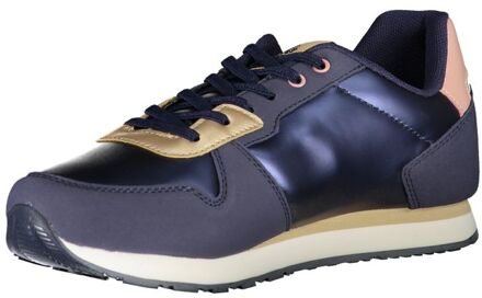 U.S Polo Assn. Casual Sneakers Navy en Goud - maat Donkerblauw