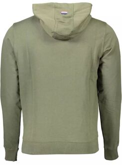 U.S Polo Assn. Fleece Hoodie Pullover Olijfgroen - maat XL Salie Groen