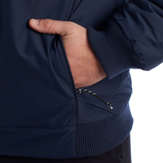 U.S Polo Assn. Heren Bomberjack met Hoodie US40125003 Blauw