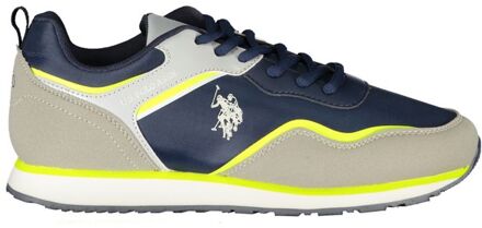 U.S Polo Assn. Heren Classic Sneaker Lowtop Veterschoen - maat Donkerblauw
