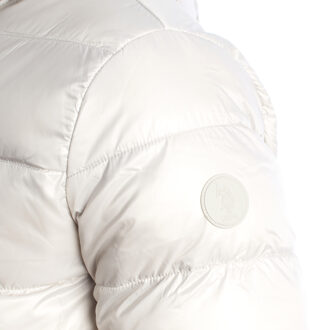 U.S Polo Assn. Heren Gewatteerde Jacket met Capuchon 66512 Zilver - EU 50
