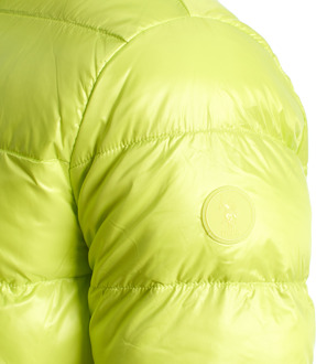 U.S Polo Assn. Heren Gewatteerde Jas met Capuchon 66512 - maat Geel