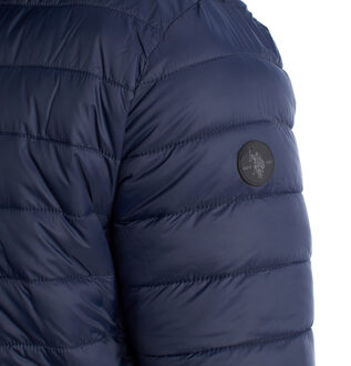 U.S Polo Assn. Heren Gewatteerde Jas met Hoed US40127020 Blauw - EU 46
