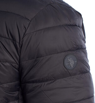U.S Polo Assn. Heren Gewatteerde Jas met Kap US40127020 - maat EU 58 Zwart