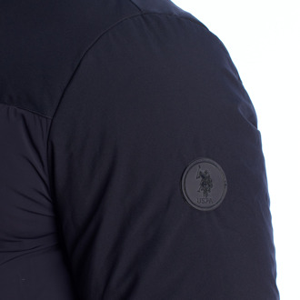 U.S Polo Assn. Heren Gewatteerde Winterjas US40127006 Blauw - EU 48