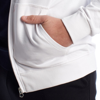 U.S Polo Assn. Heren Hoodie met Rits 67931 - maat 3XL Wit