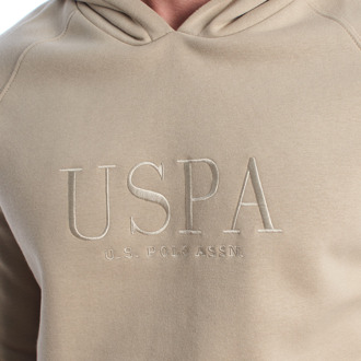 U.S Polo Assn. Heren Hoodie US40162030 Beige - M
