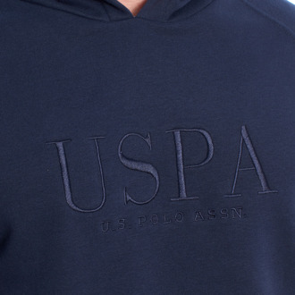 U.S Polo Assn. Heren Hoodie US40162030 Blauw - S