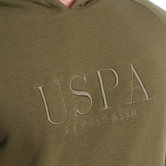 U.S Polo Assn. Heren Hoodie US40162030 Groen - L