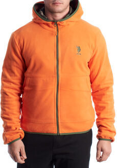 U.S Polo Assn. Heren Omkeerbare Fleece en Winddichte Jas US40126001 - maat EU 48 Veelkleurig