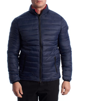 U.S Polo Assn. Heren Omkeerbare Gewatteerde Jas 64986 - maat Blauw