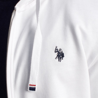 U.S Polo Assn. Heren Rits Hoodie US41162009 Wit