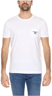 U.S Polo Assn. Heren T-shirt Lente/Zomer Collectie 100% Katoen U.s. Polo Assn. , White , Heren - 2Xl,Xl,L,M,S,3Xl