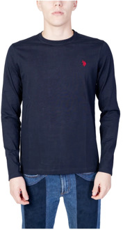 U.S Polo Assn. Heren T-shirt met lange mouwen U.s. Polo Assn. , Blue , Heren - 2Xl,Xl,L
