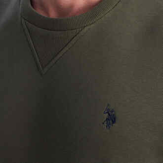 U.S Polo Assn. Herren-Fleece-Sweatshirt mit Rundhalsausschnitt US42187035 Groen - XL