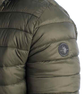 U.S Polo Assn. Herren-Steppjacke mit Kapuze US42127019 - maat EU 56 Groen