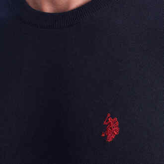 U.S Polo Assn. Herren-Strickpullover mit Rundhalsausschnitt US42173048 Blauw - 2XL