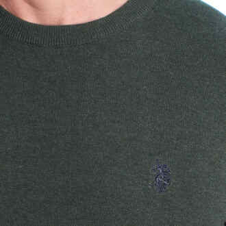 U.S Polo Assn. Herren-Strickpullover mit Rundhalsausschnitt US42173048 - maat 2XL Groen